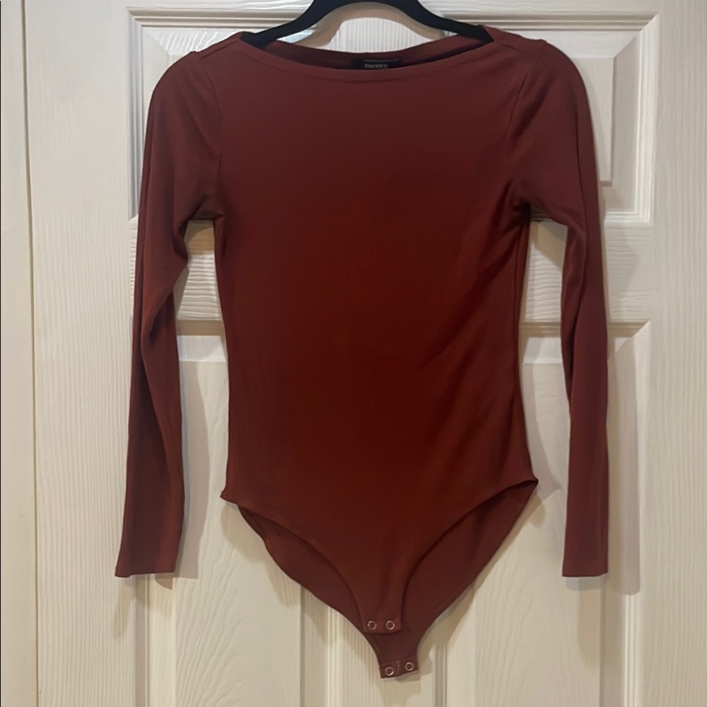 Rust Long Sleeve Bodysuit